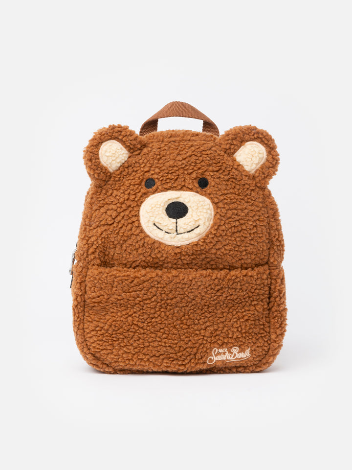 Plush backpack with teddy shape - MC2 Saint Barth