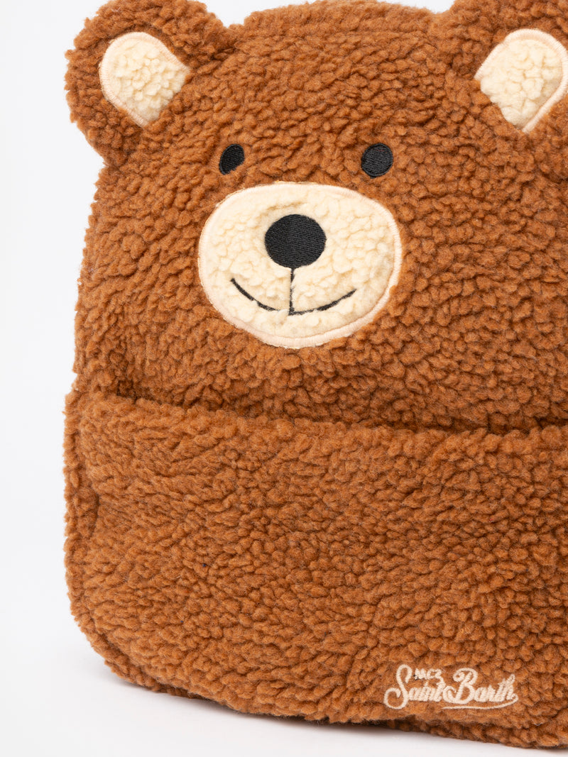 Zaino in peluche a forma di orsetto