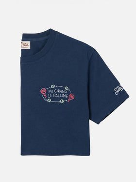 T-shirt Portofino ricamo Mi girano le palline | Special Edition
