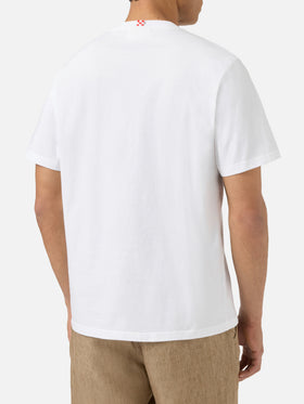 T-shirt Portofino bianca con ricamo Non C'è Estate Senza Mare | Special Edition