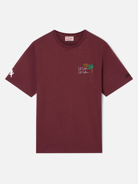 Bordeaux Portofino T-shirt with Torino FC Col Calor Col Calor... embroidery | TORINO FC SPECIAL EDITION