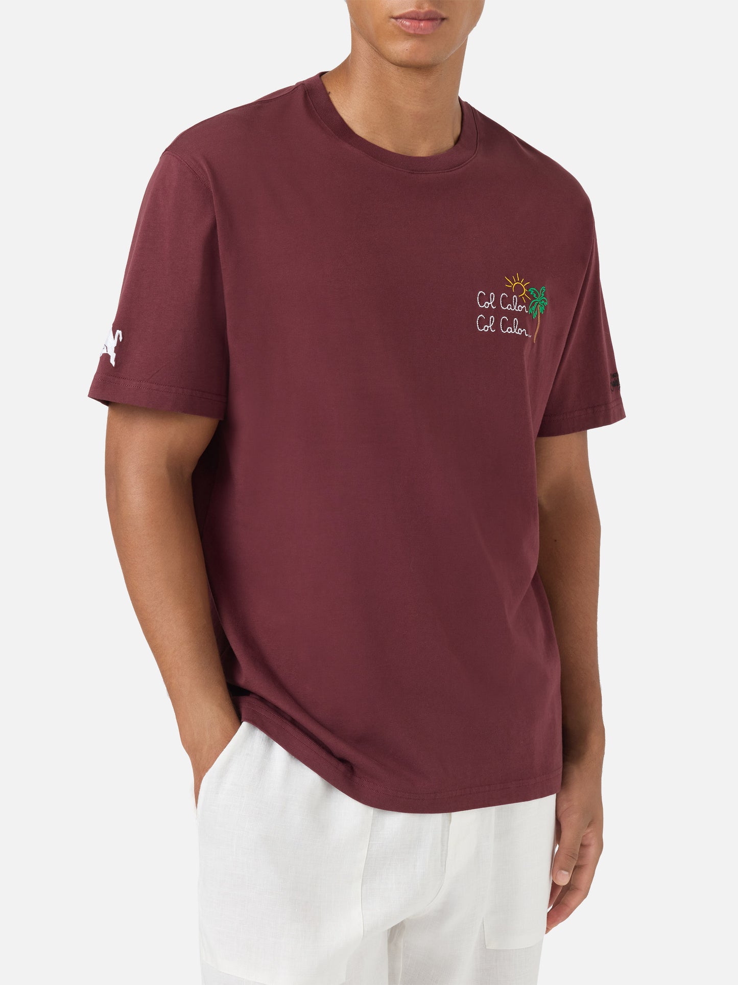Bordeaux Portofino T-shirt with Torino FC Col Calor Col Calor... embroidery | TORINO FC SPECIAL EDITION