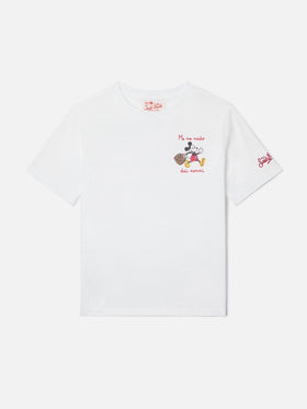 Portofino Jr t-shirt with Me Ne Vado Dai Nonni embroidery | Special Edition