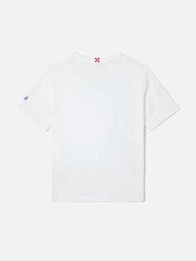 Portofino Jr T-Shirt mit Stickerei „Just Keep Swimming!“ 