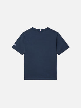 Portofino Jr t-shirt with Acqua In Bocca embroidery