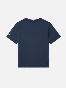 T-shirt Portofino Jr con ricamo Acqua In Bocca