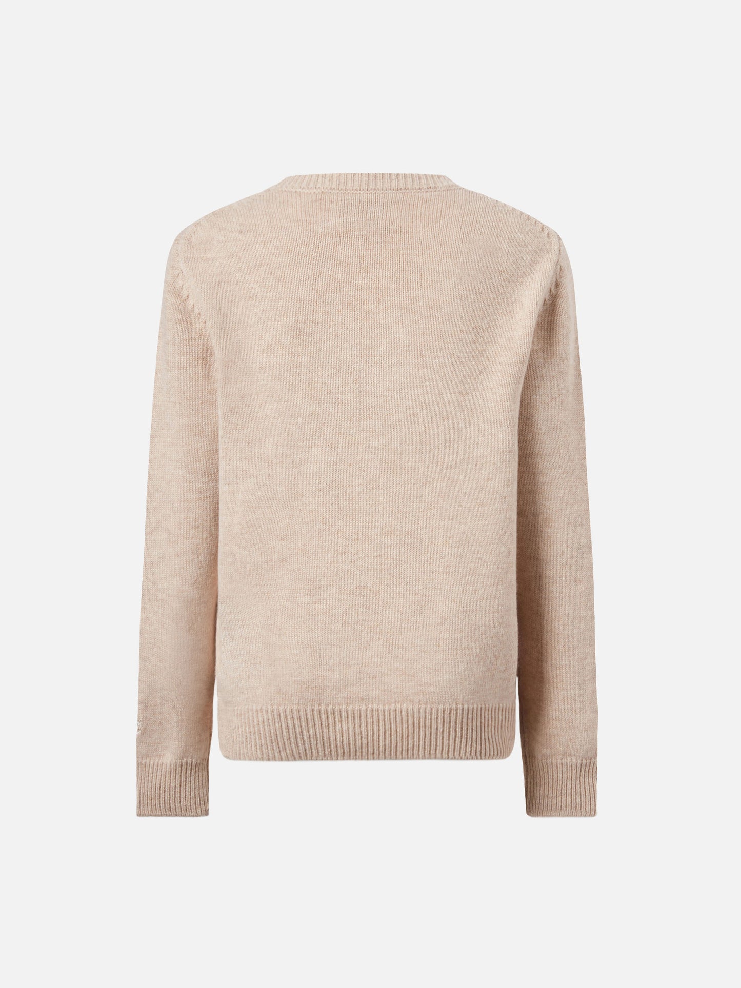 Maglione in misto cashmere Princess con ricamo Non voglio crescere