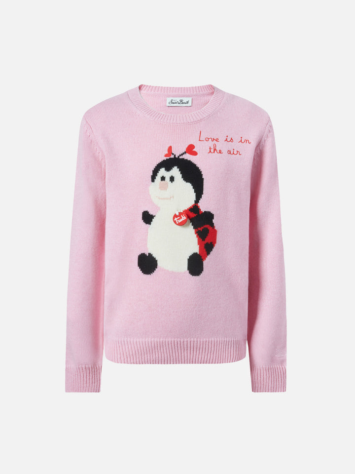 Princess cashmere-blend sweater with Trudi ladybug patch | TRUDI SPECIAL EDITION