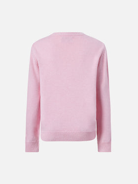 Princess cashmere-blend sweater with Trudi ladybug patch | TRUDI SPECIAL EDITION