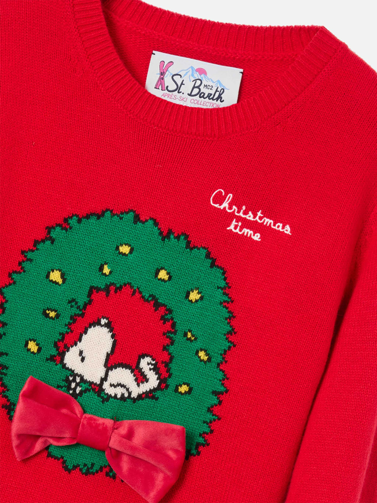 Maglia girocollo Princess rossa con patch Snoopy | Special edition