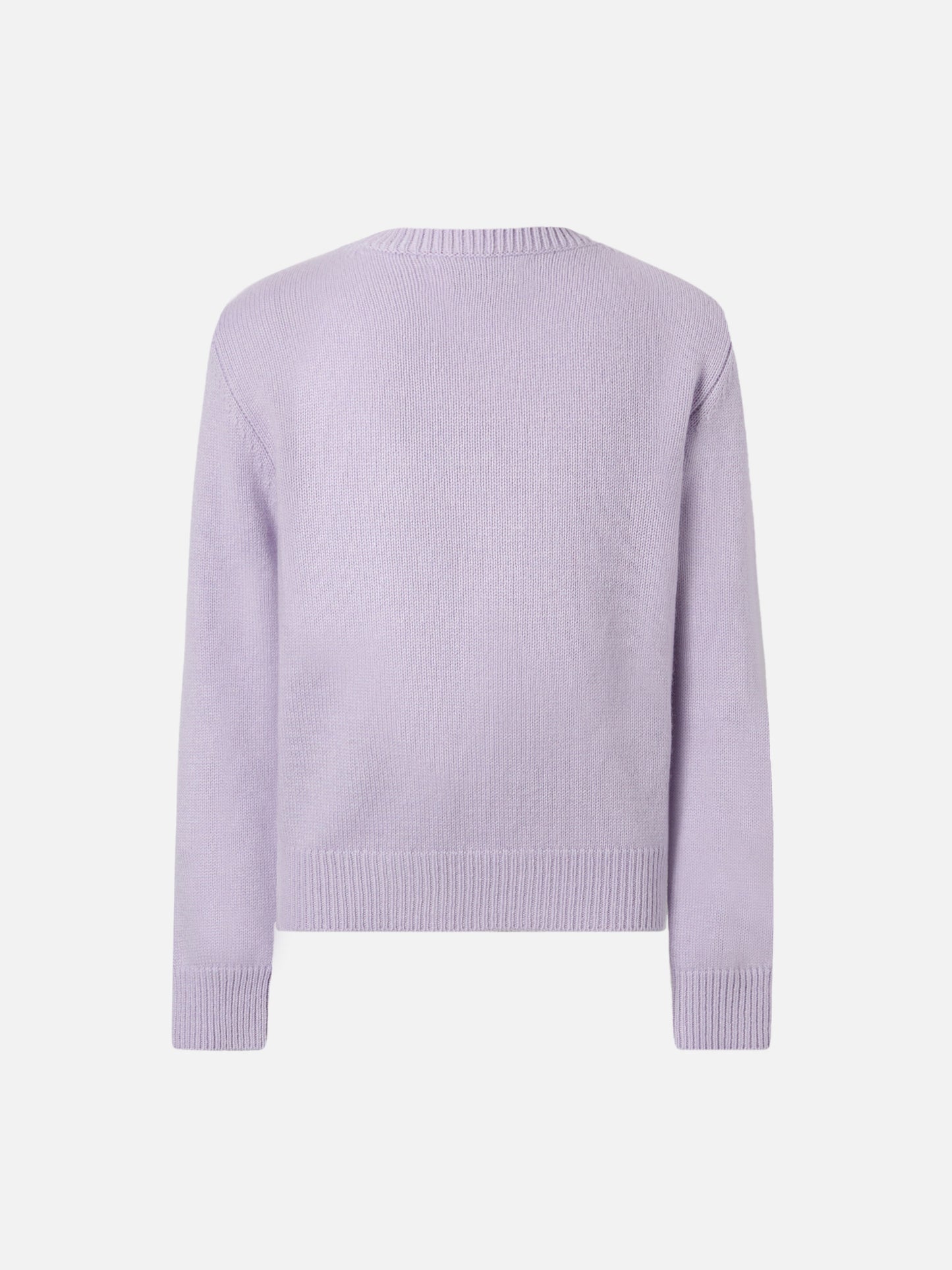 Crewnecl Princess in cashmere blend with Bella e Monella jacquard