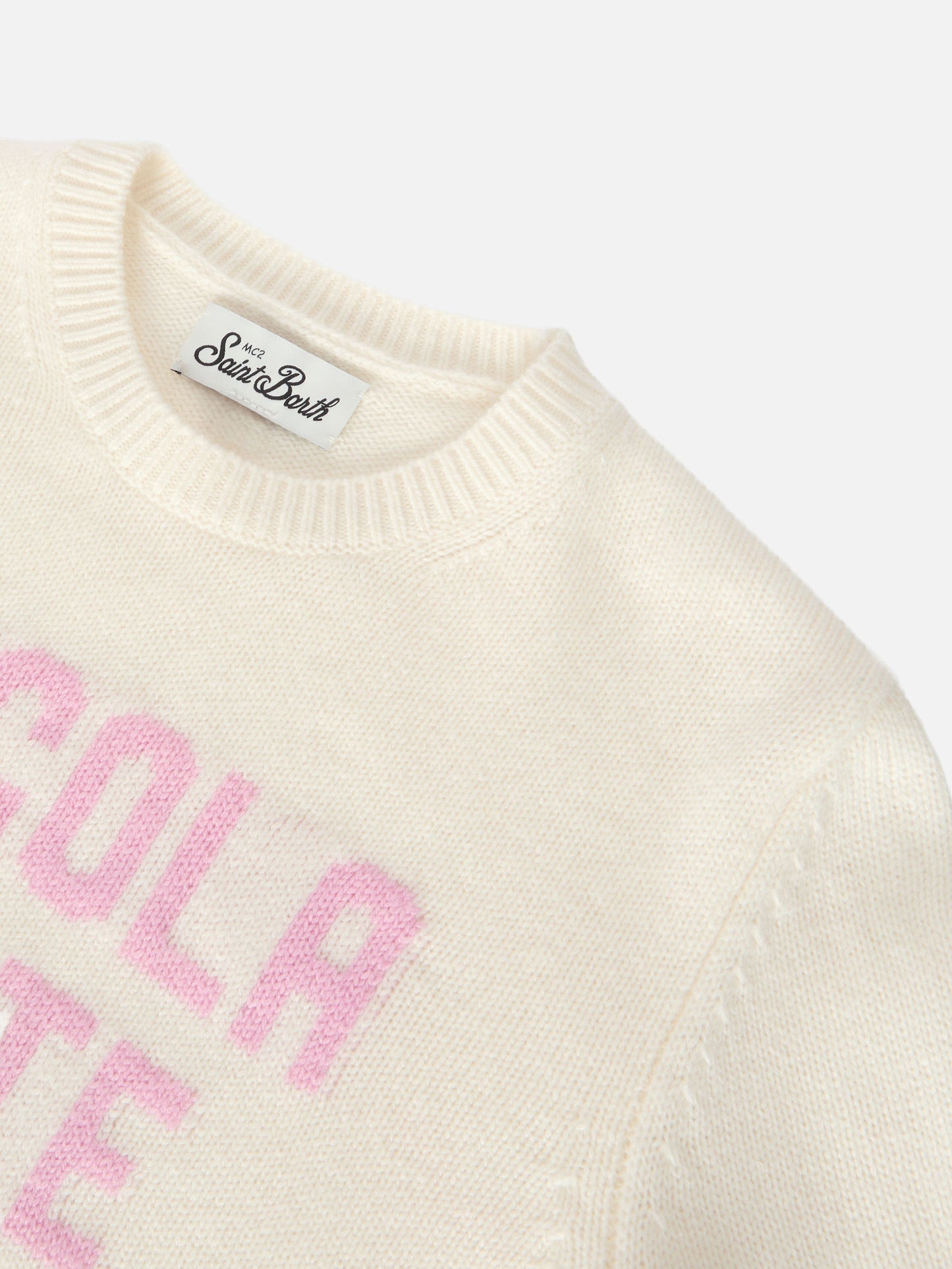 Maglione Princess in misto cashmere con jacquard Piccola Peste