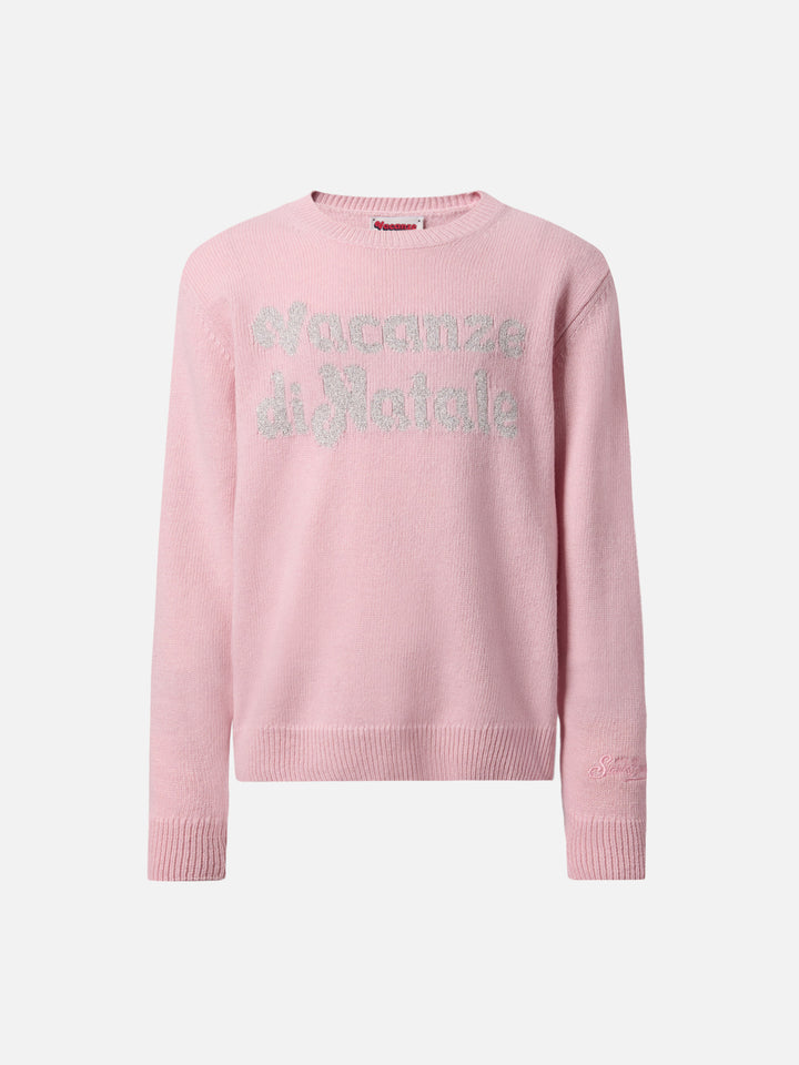 Maglione  Princess in misto cashmere con jacquard lurex Vacanze di Natale | VACANZE DI NATALE