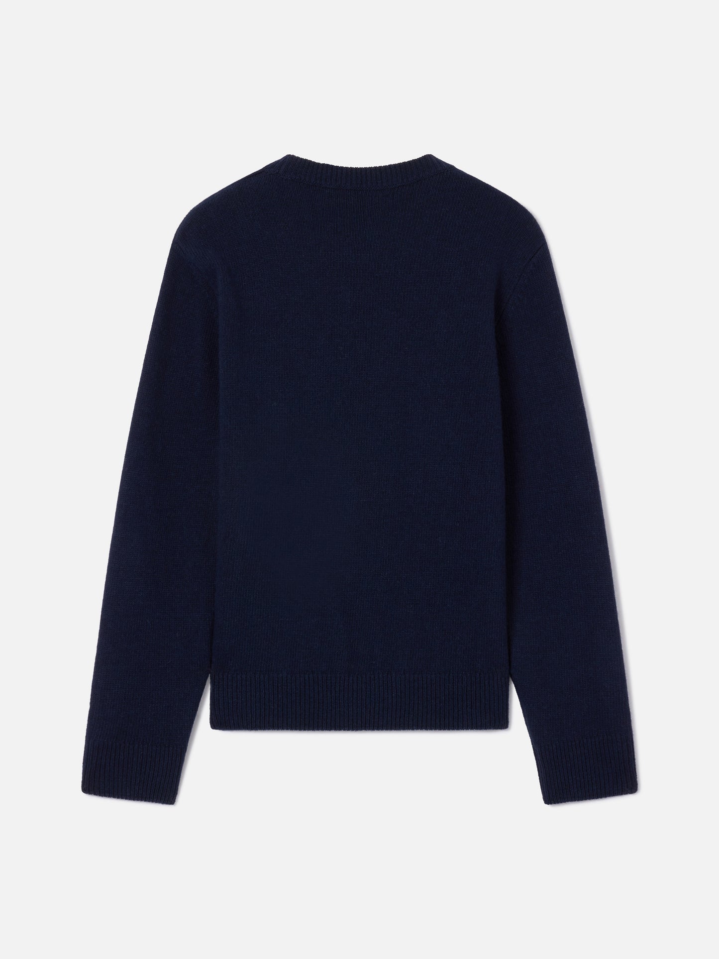 Maglione Princess girocollo blu navy con ricamo Zero Sbatti