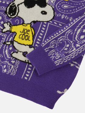 Girocollo Princess con jacquard bandana e Snoopy | SPECIAL EDITION SNOOPY PEANUTS