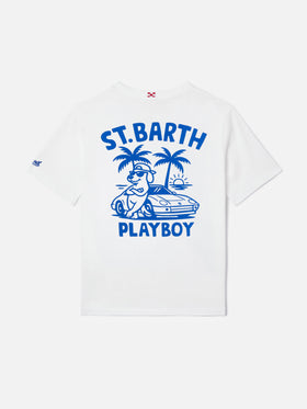 Camiseta Portland Jr con maxi estampado Playboy en la espalda 