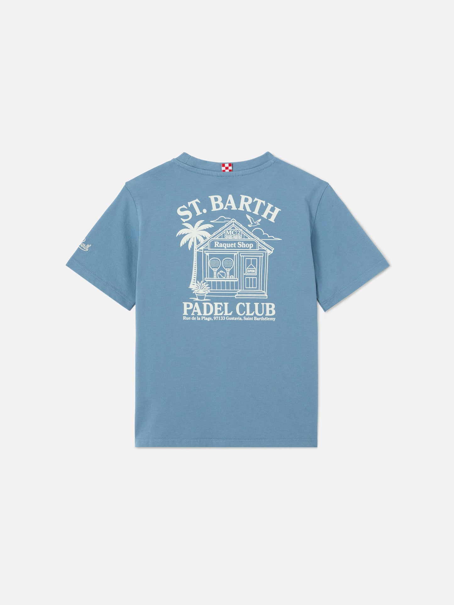 T-shirt Portland Jr con maxi stampa Padel Club sul retro