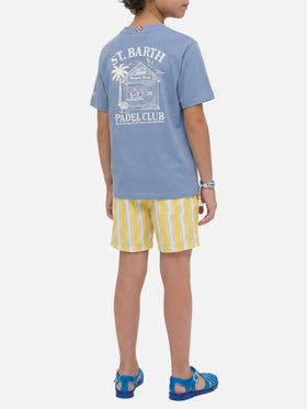 T-shirt Portland Jr con maxi stampa Padel Club sul retro