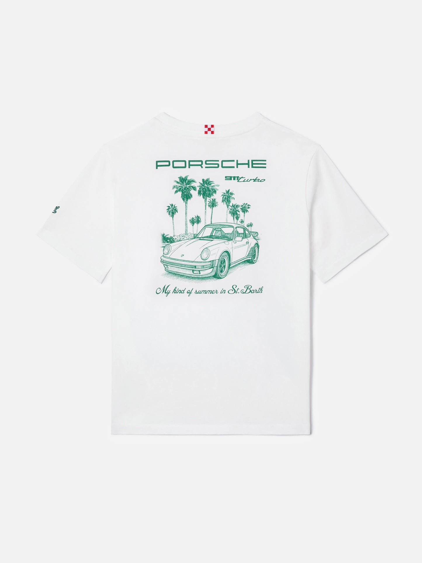 Portland Jr t-shirt with My Kind Of Summer In St. Barth maxi print | Special Edition