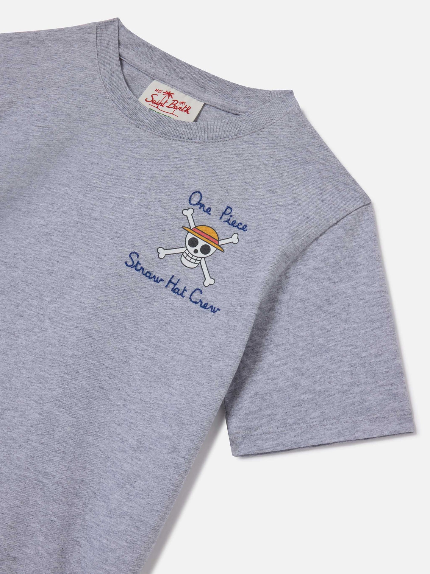 Graues Portland Jr T-Shirt mit Monkey D. Luffy-Print | ONE PIECE SPECIAL EDITION 