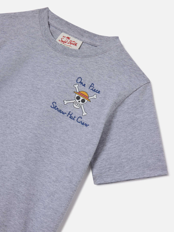 Camiseta Portland Jr gris con estampado de Monkey D. Luffy | ONE PIECE SPECIAL EDITION 