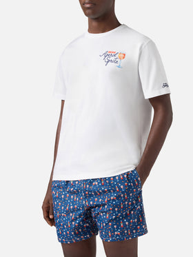 White Portland t-shirt with Aperol Spritz print | Special Edition