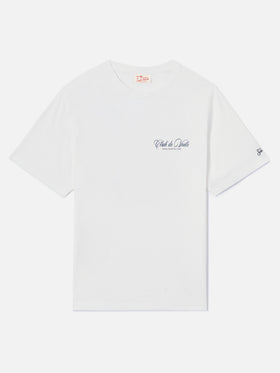 White Portland t-shirt with Club de Voile print