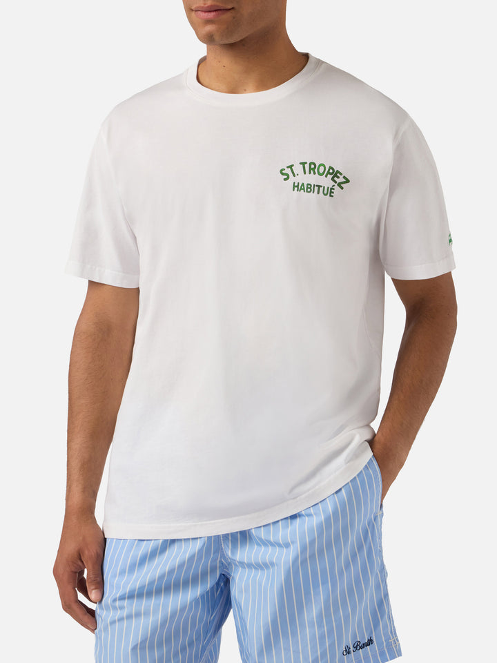 T-shirt Portland bianca con stampa St. Tropez Habitué | Special Edition