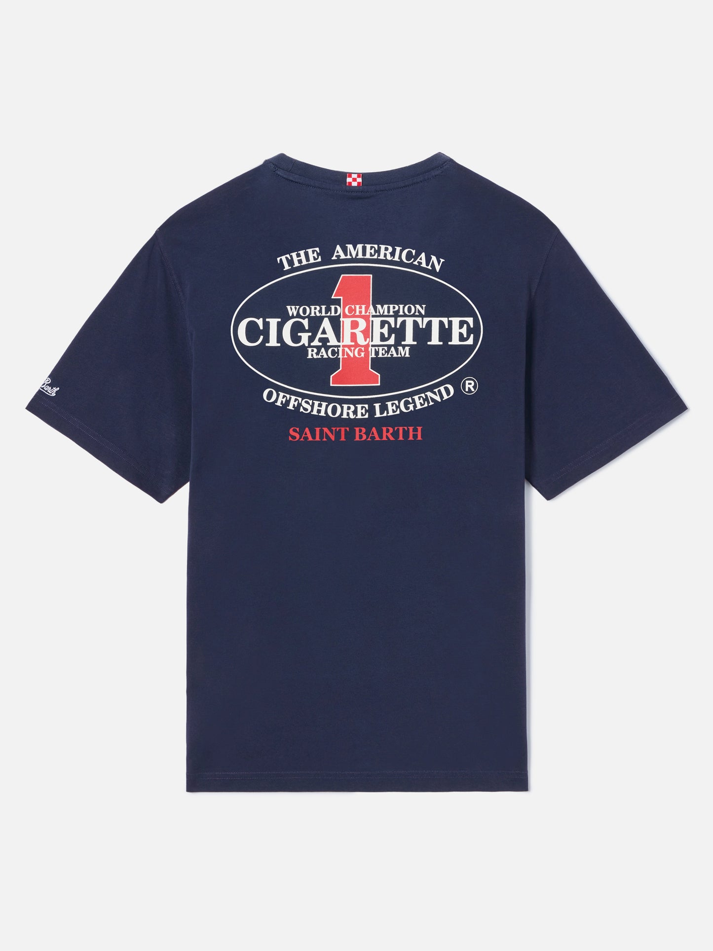T-shirt Portland blu con stampa Cigarette Racing | Special Edition