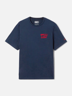 Blue Portland-T-Shirt mit Hanno ucciso l’uomo ragno-Grafik | Special Edition 