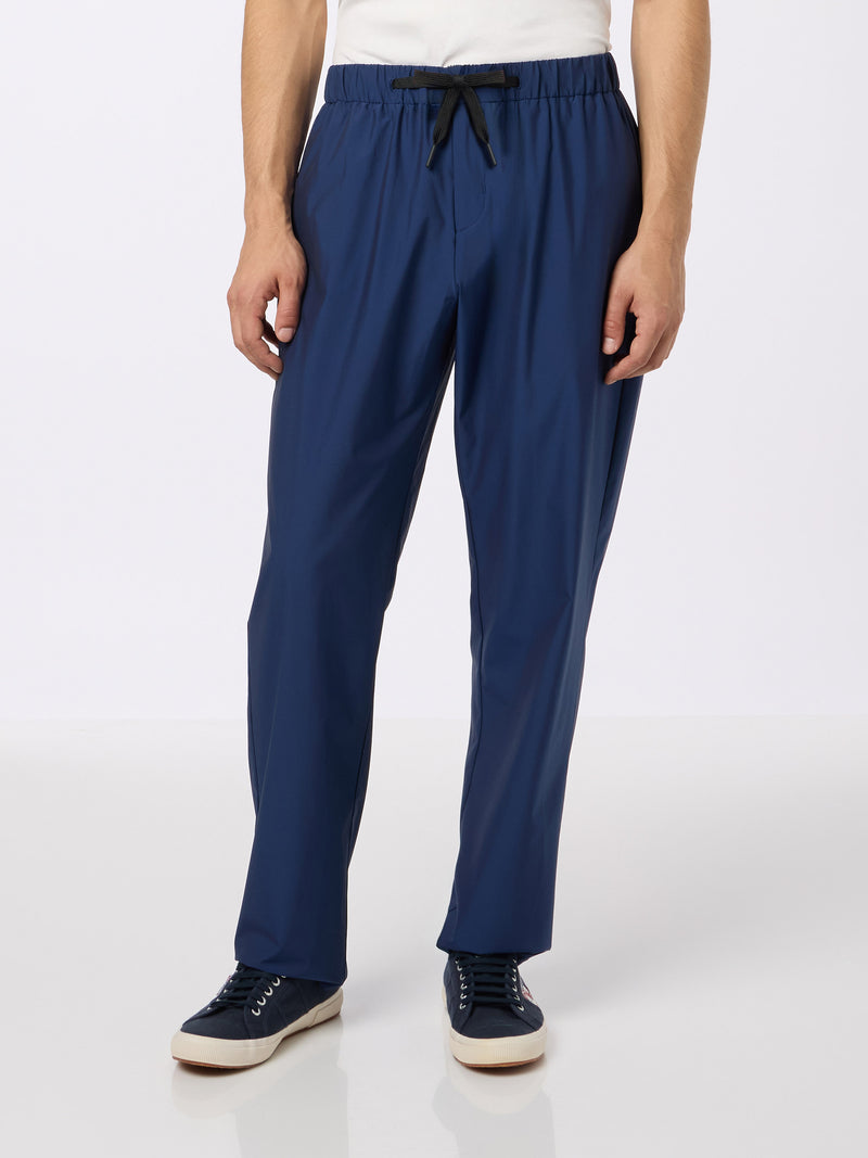 Pantaloni casual da uomo Porter blu navy