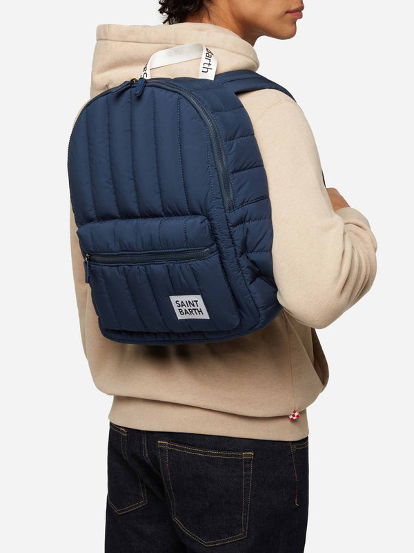 Navy blue Puffer Backpack