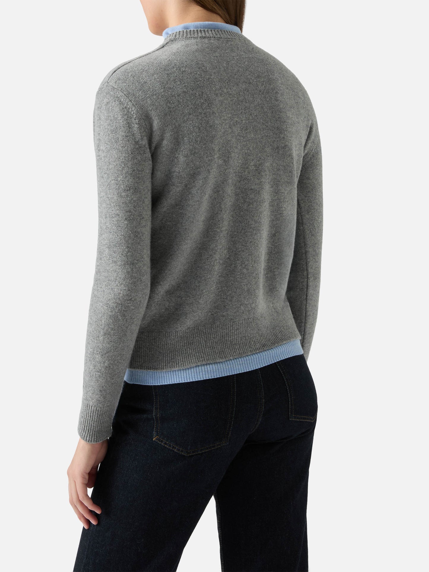 New Queen crewneck with Ma anche no jacquard