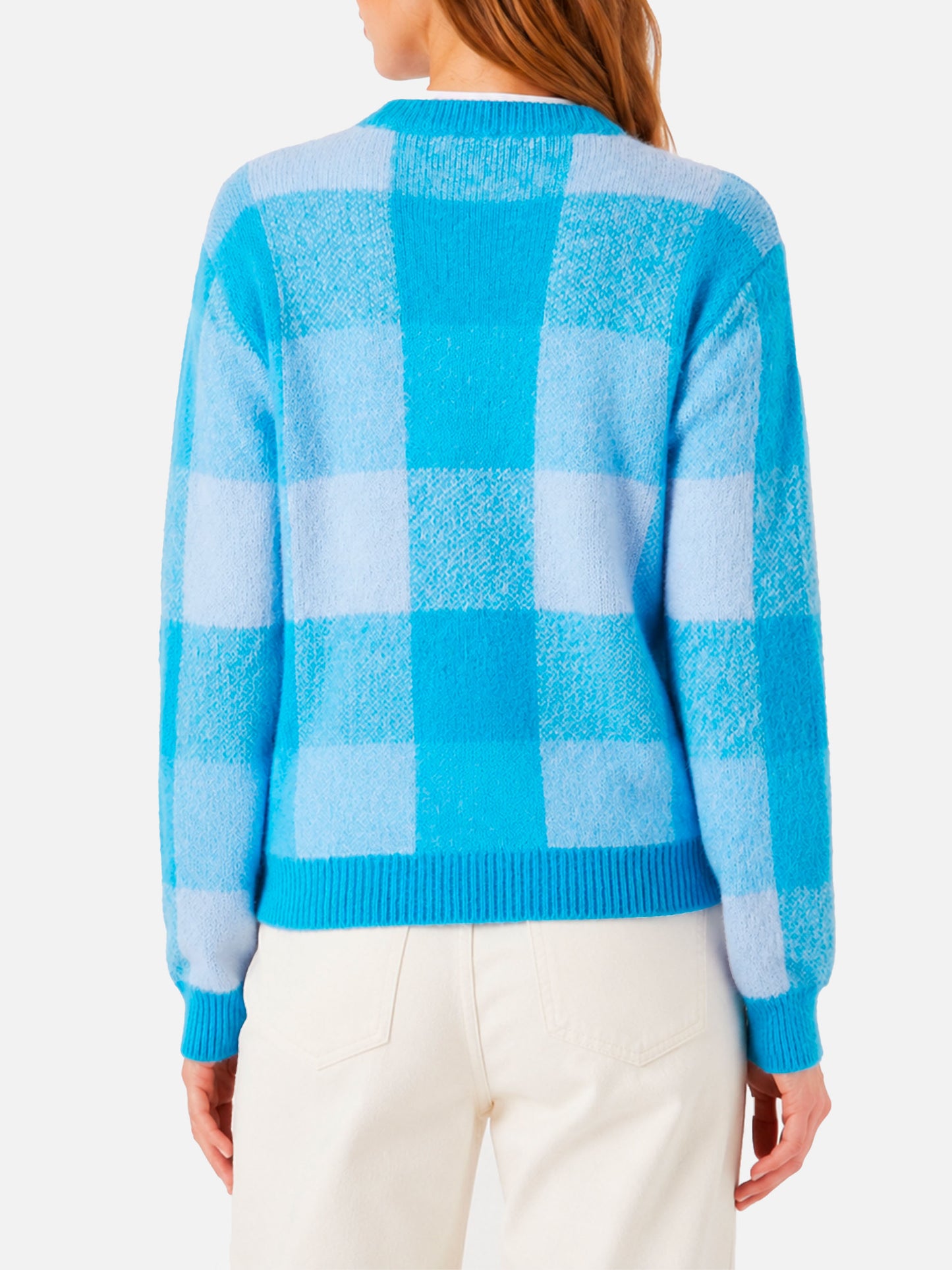 Nouveau pull New Queen Soft check 