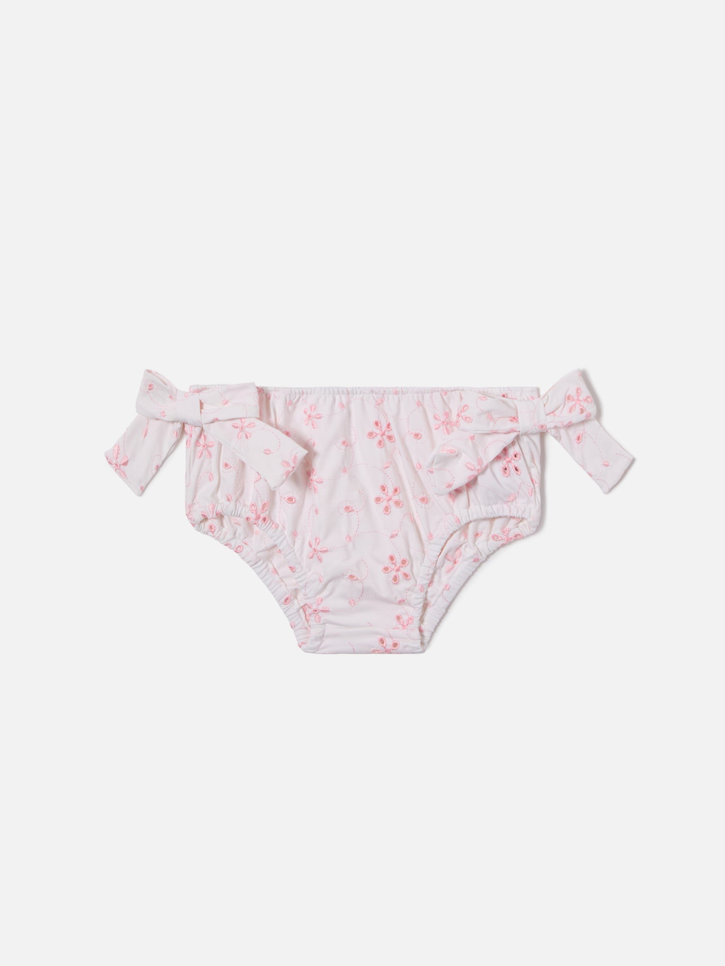 Culotte mare Rainbow in sangallo con fantasia floreale