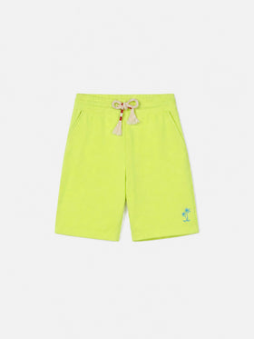 Bermuda in cotone fluo Randle Jr giallo