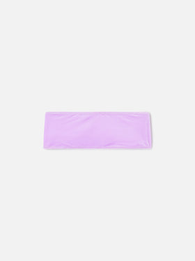 Haut de bikini bandeau effet velours Rebby 