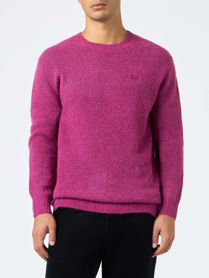 Man peony crewneck stretch sweater Regent