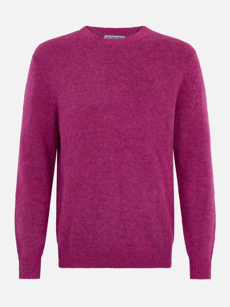 Man peony crewneck stretch sweater Regent