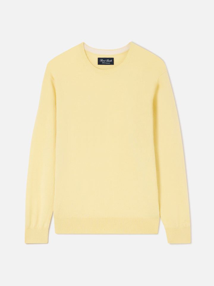 Yellow Regent cashmere crewneck