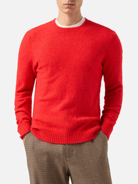 Maglione Regent in alpaca stretch rosso