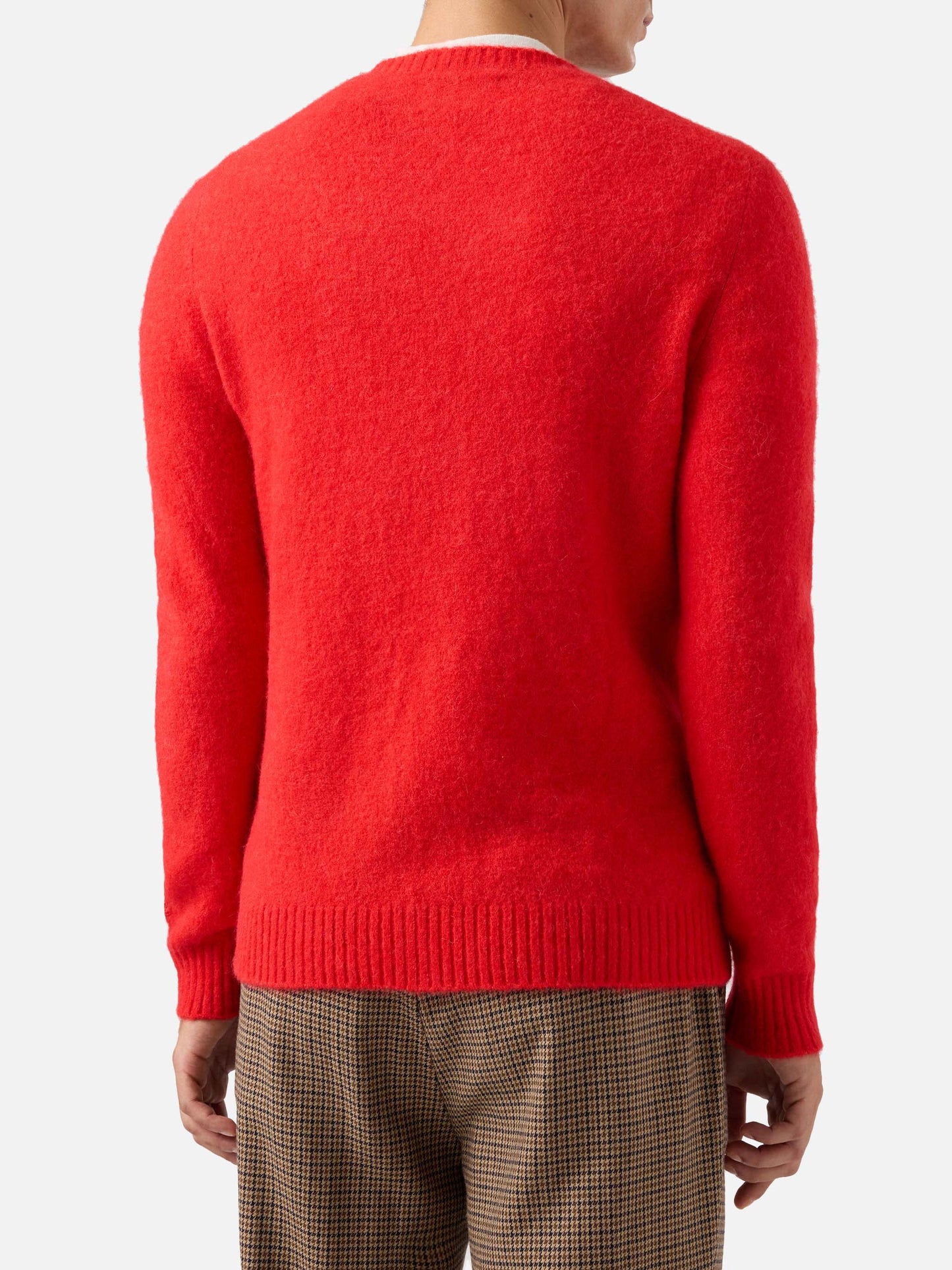 Maglione Regent in alpaca stretch rosso