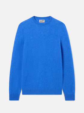Blue Regent alpaca blend crewneck