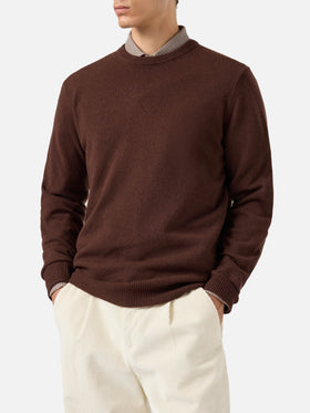 Regent brown lambswool sweater
