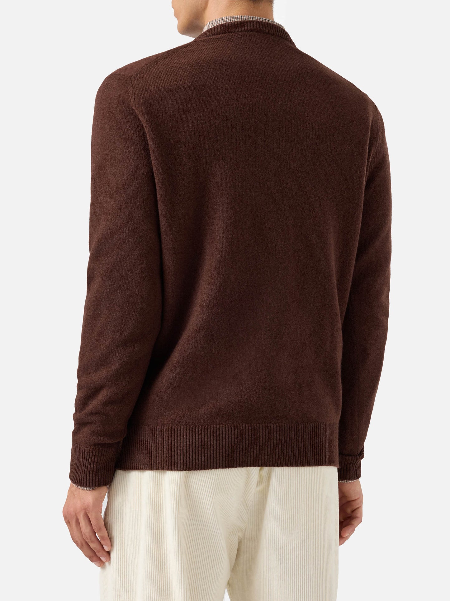 Regent brown lambswool sweater