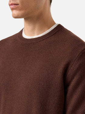 Regent brown lambswool sweater