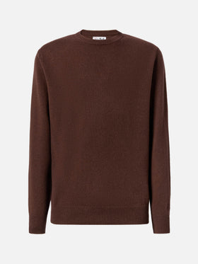 Regent brown lambswool sweater