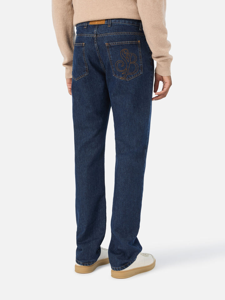 Vaqueros denim Riverdale Light blue con acabado stone wash 