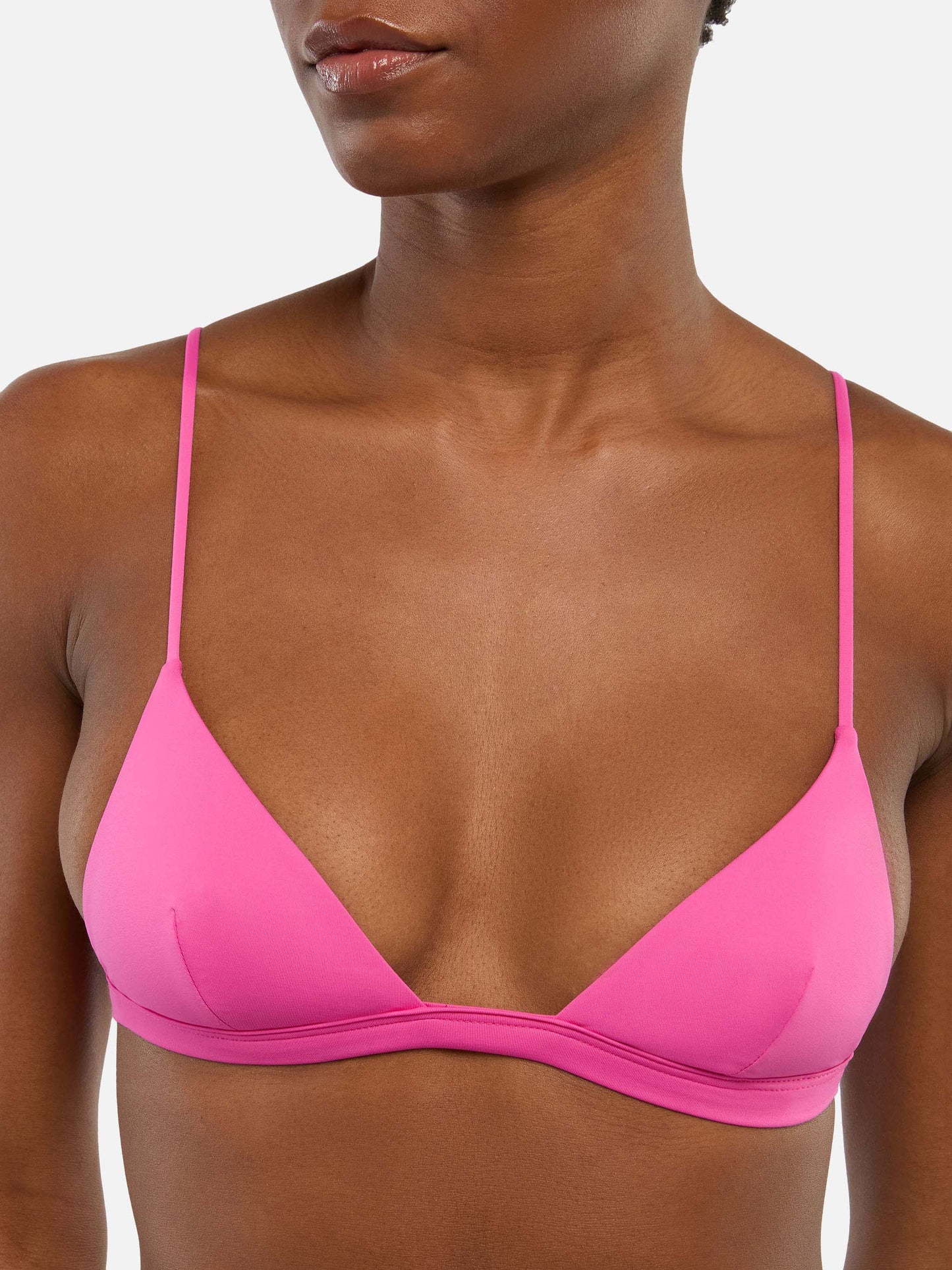 Rylie fuchsia triangle top
