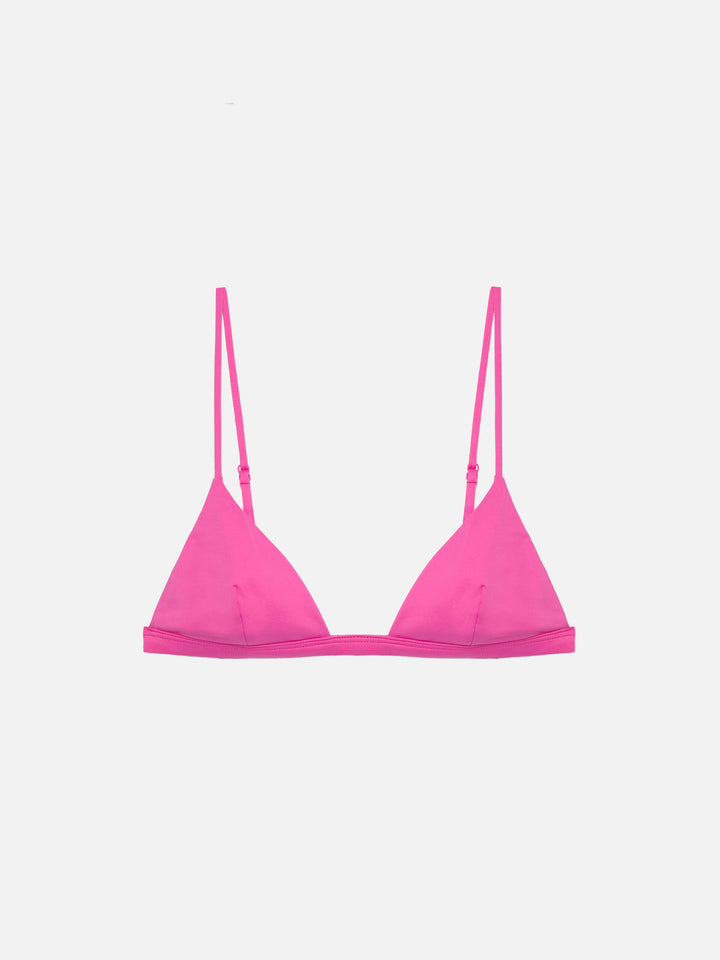 Rylie fuchsia triangle top